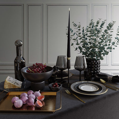 Decoration for table 3d model 3D model