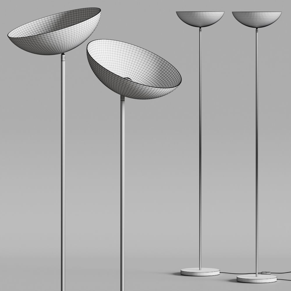 CB2 Exclusive Lithe Floor Lamps 3D model_3