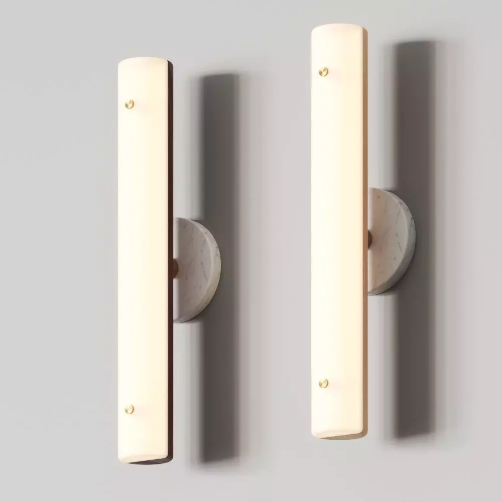 Roll and Hill Counterweight Circle Sconce 3D model_0
