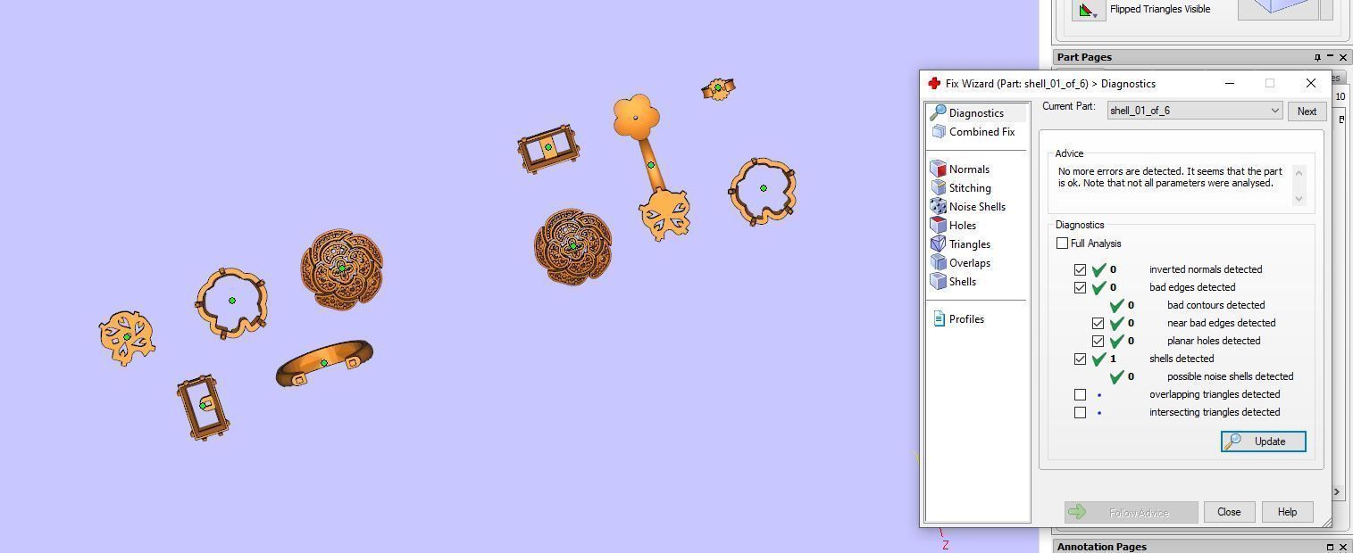 Ring and Earrings  3D print model_12