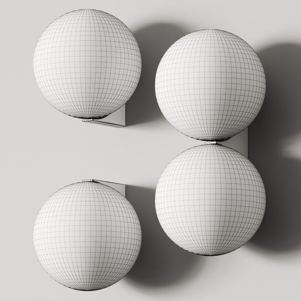 Michael Anastassiades Single and Double Wall Lamps 3D model_1