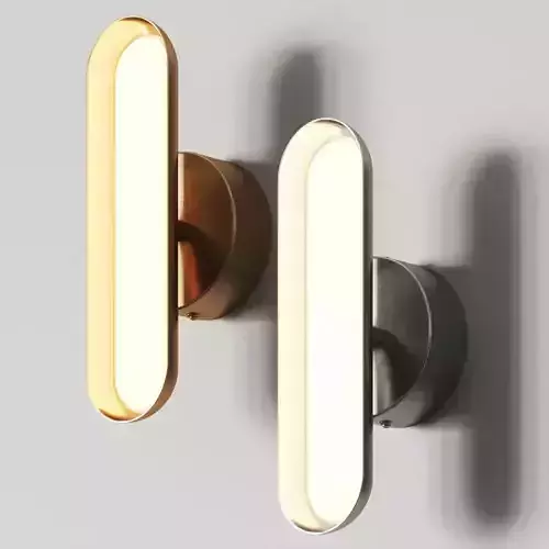 Odin Modern Brass and Chrome Wall Sconce