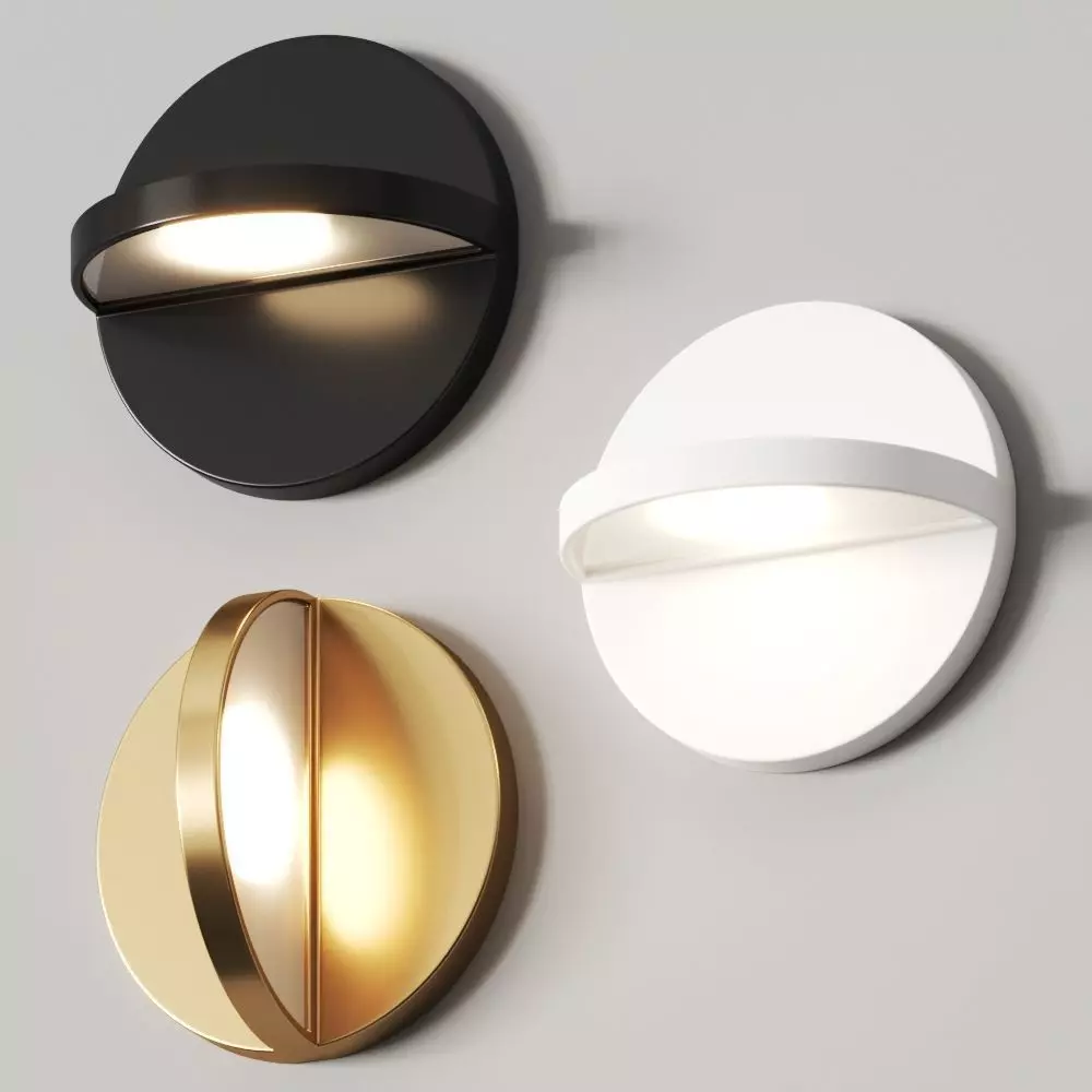 Rbw Ledge Round Sconces 3D model_0