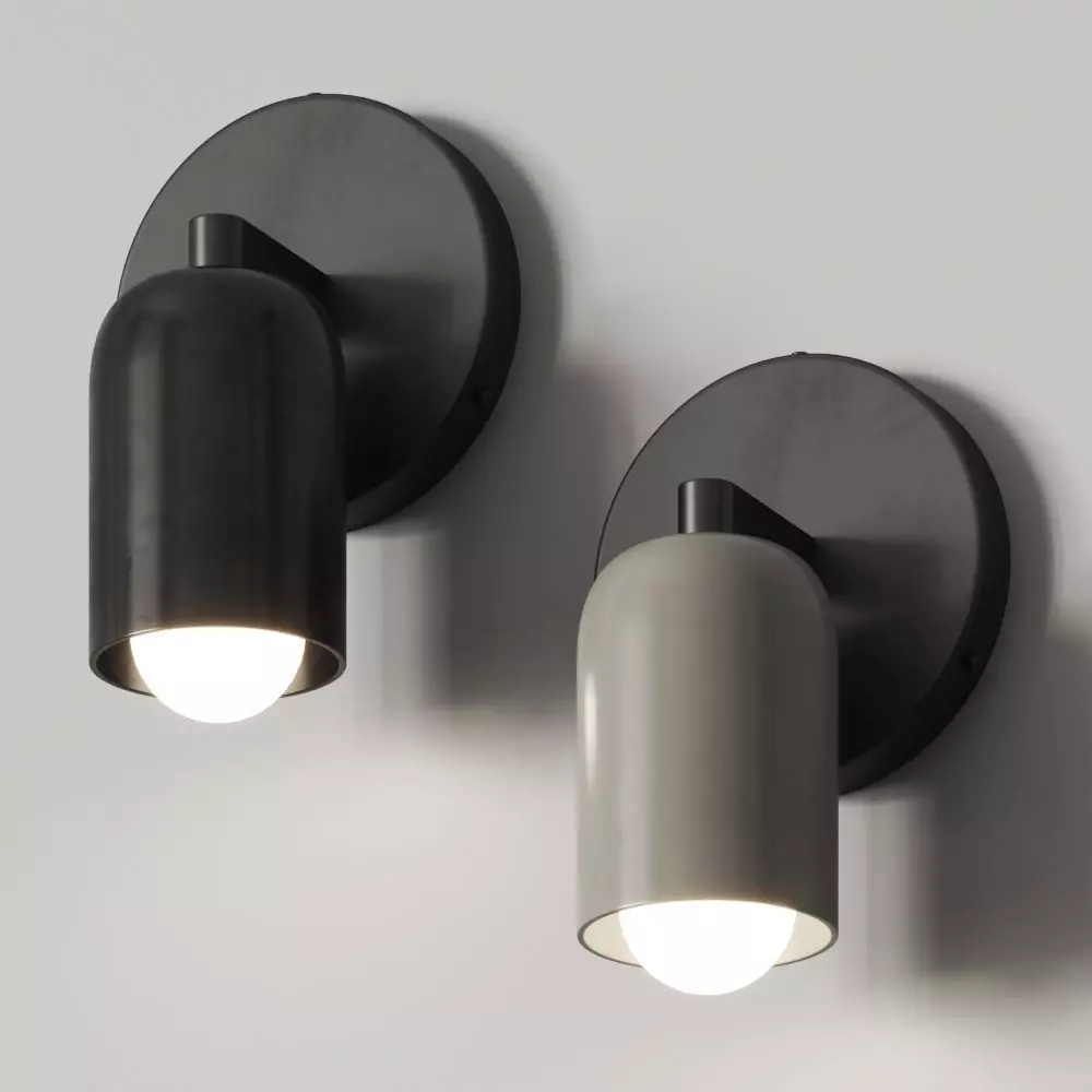 Icw Fixed Down Wall Lamps 3D model_0