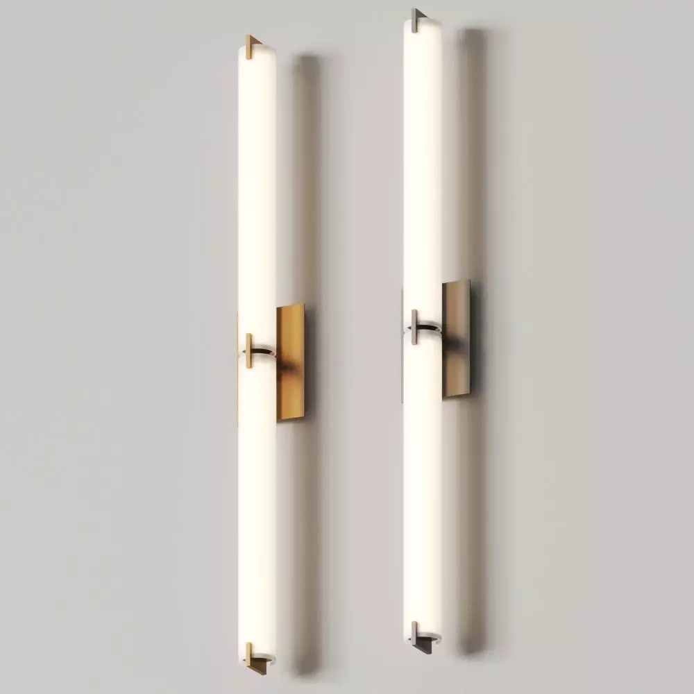 George Kovacs Tube Double Led Bar Wall Lamp 3D model_0