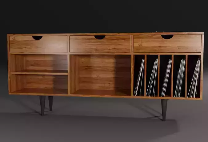 Vintage Vinyl LP Storage PBR