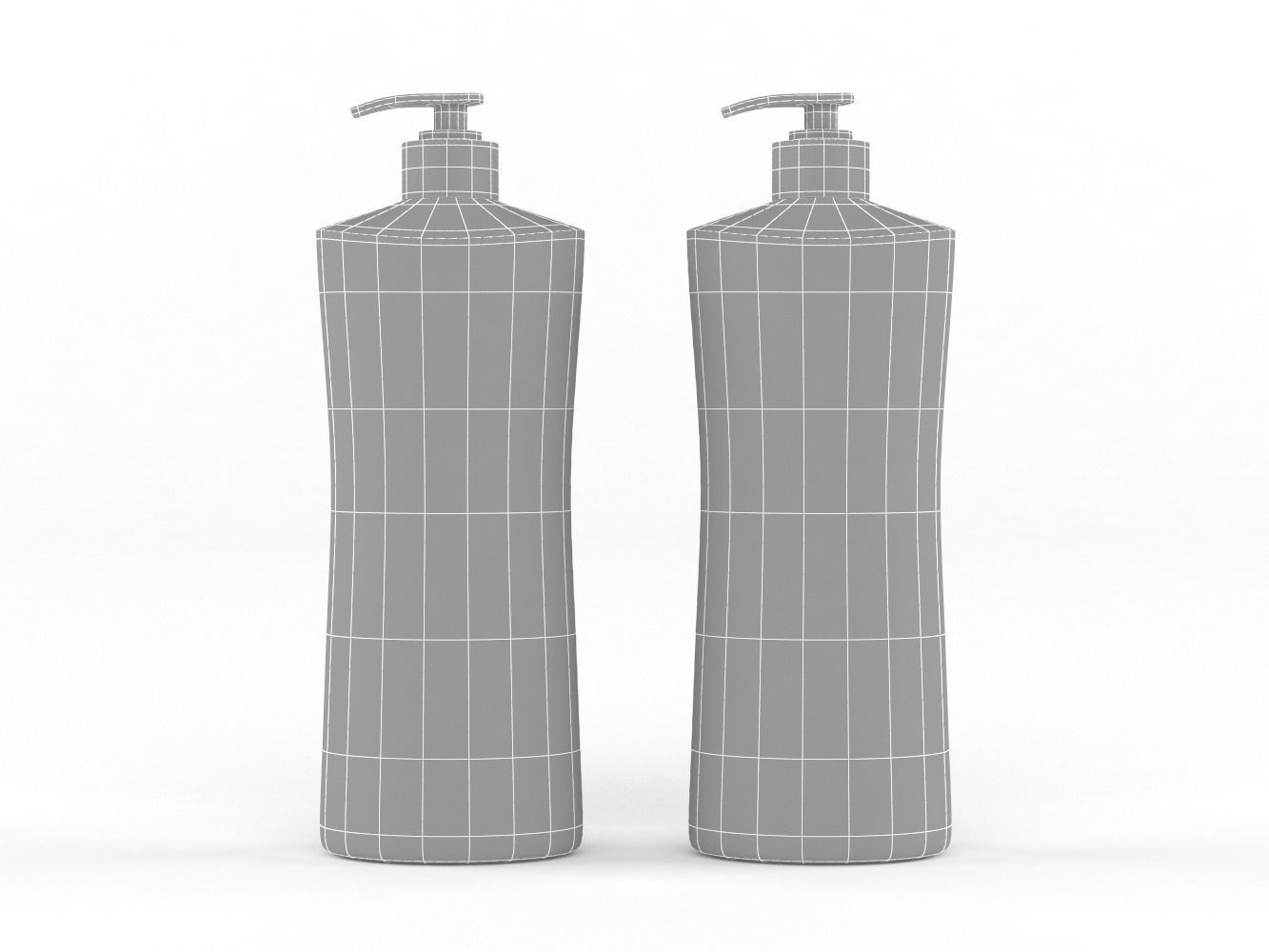 Suave Shampoo and Conditioner 3D model_7