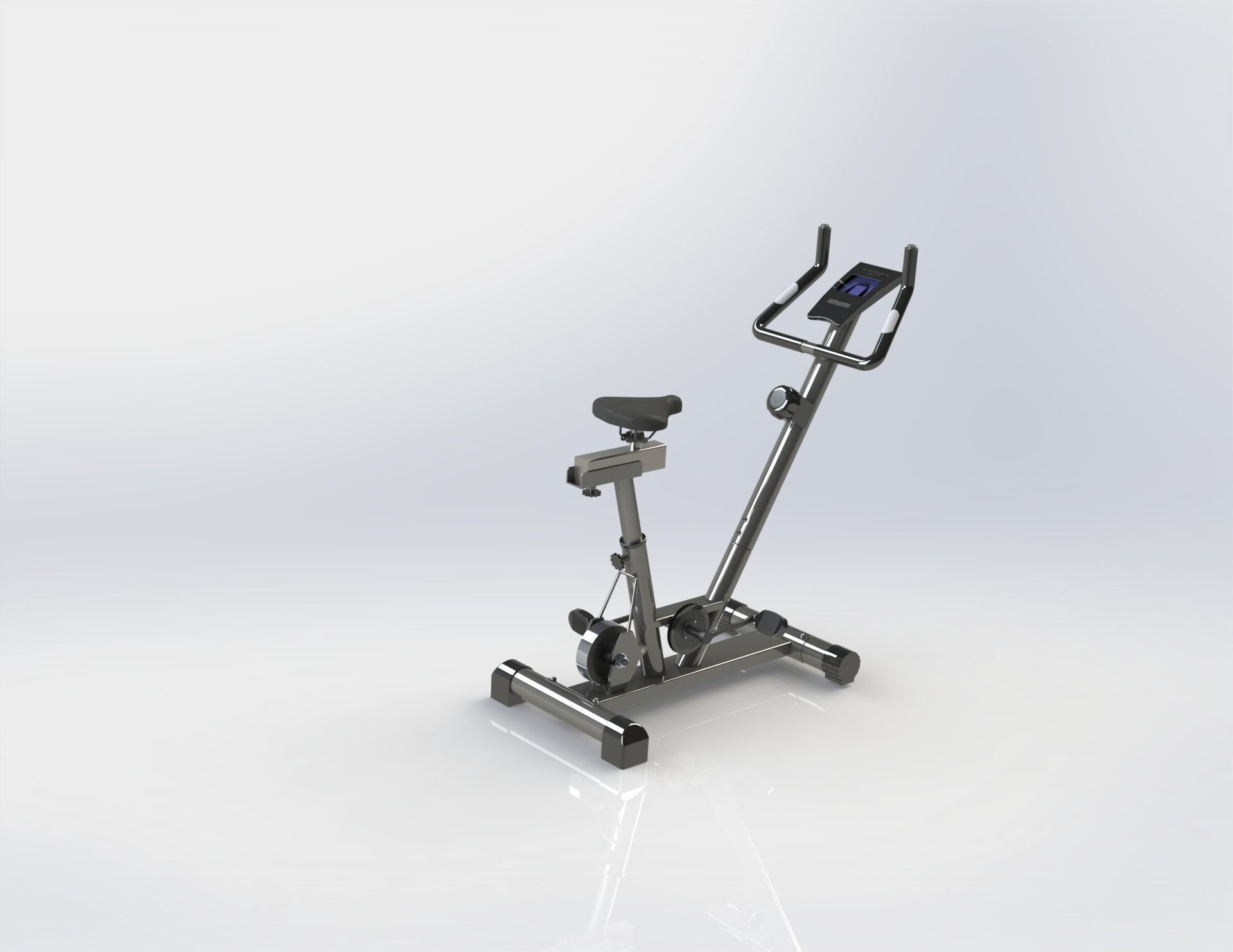 Room bike 3D model_2