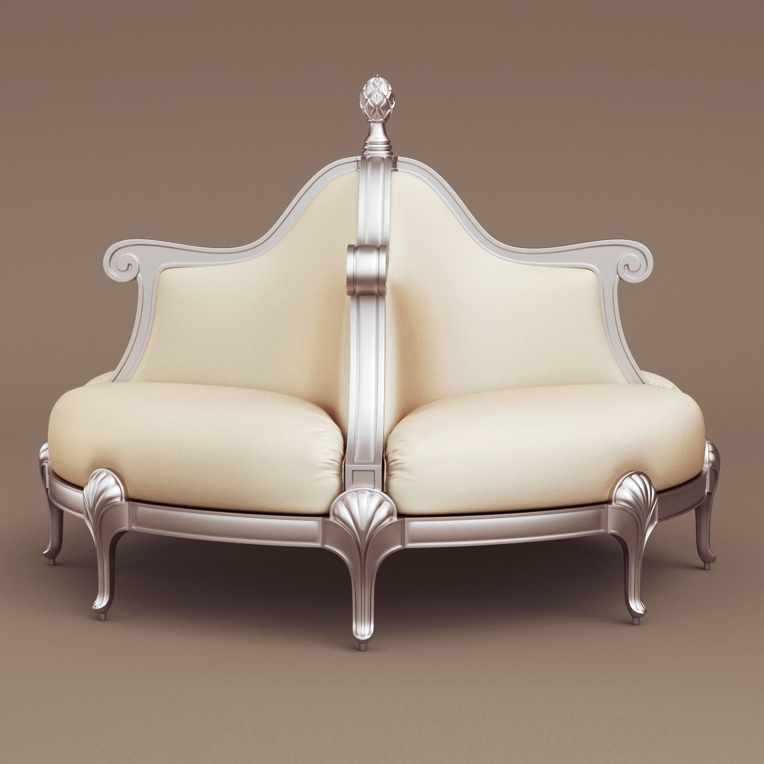  Butterfly sofa by Mantellassi 1926 3D model_6