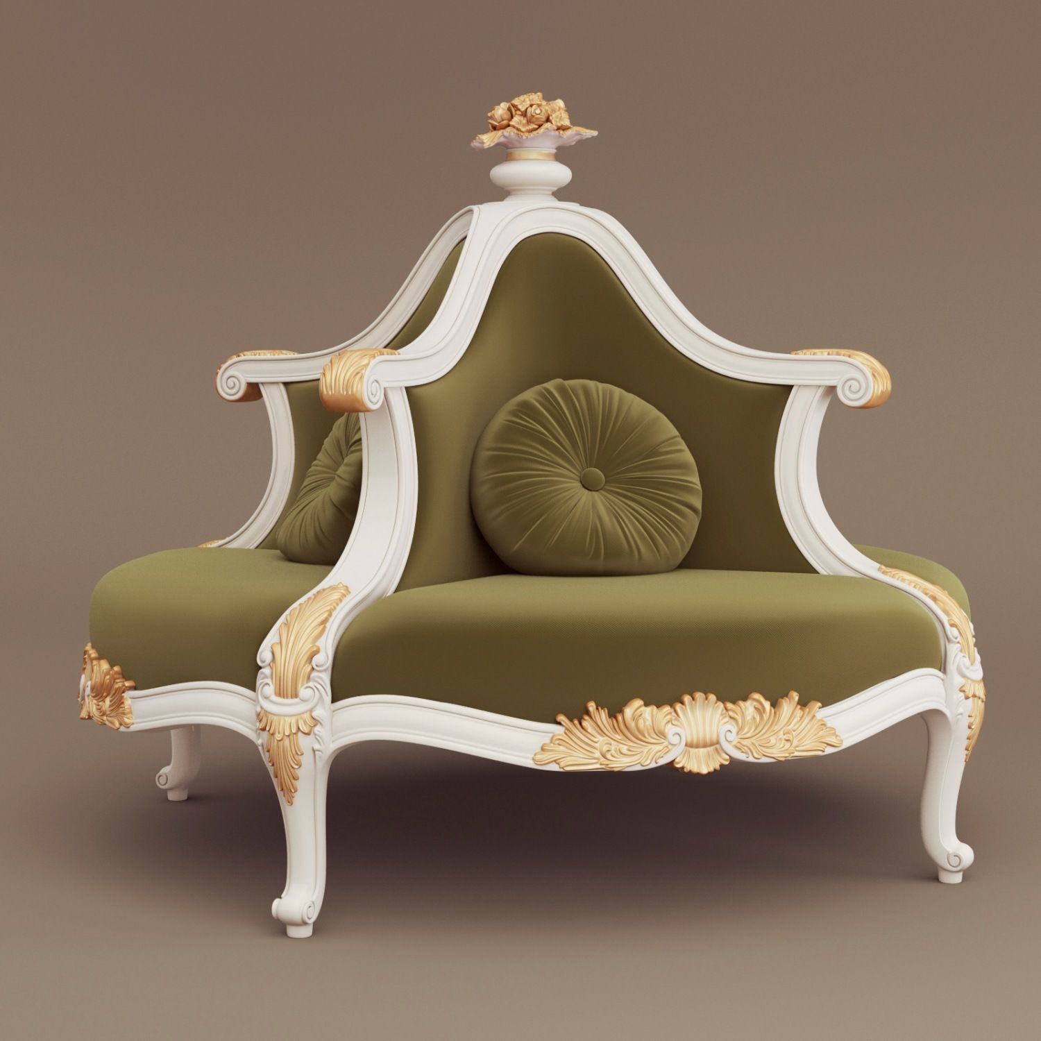 Jumbo Collection Round sofa ASS 105 3D model_10