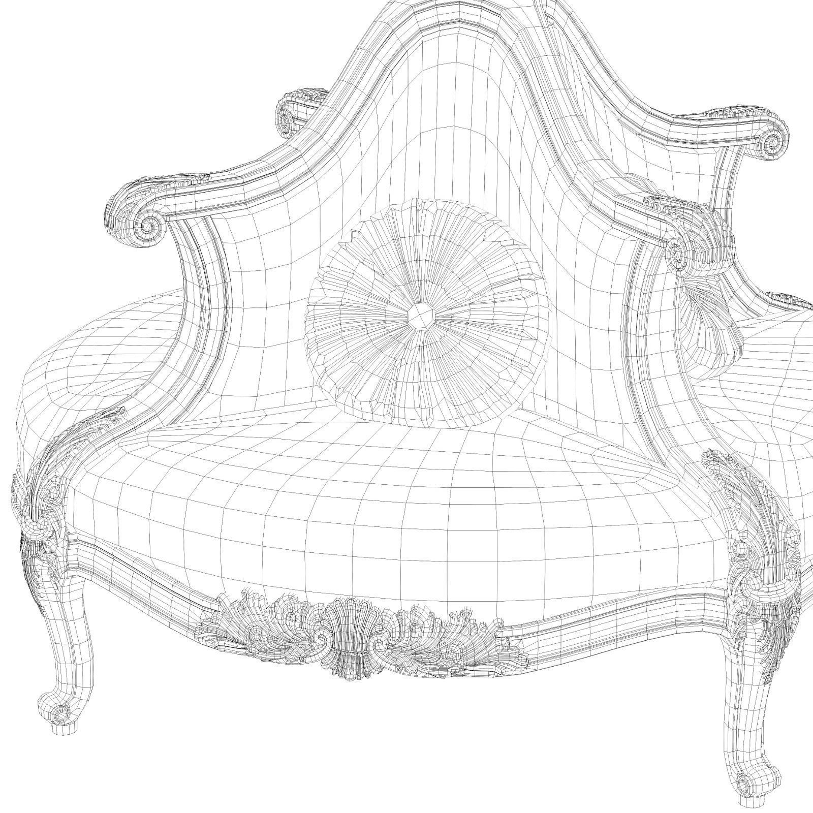 Jumbo Collection Round sofa ASS 105 3D model_20