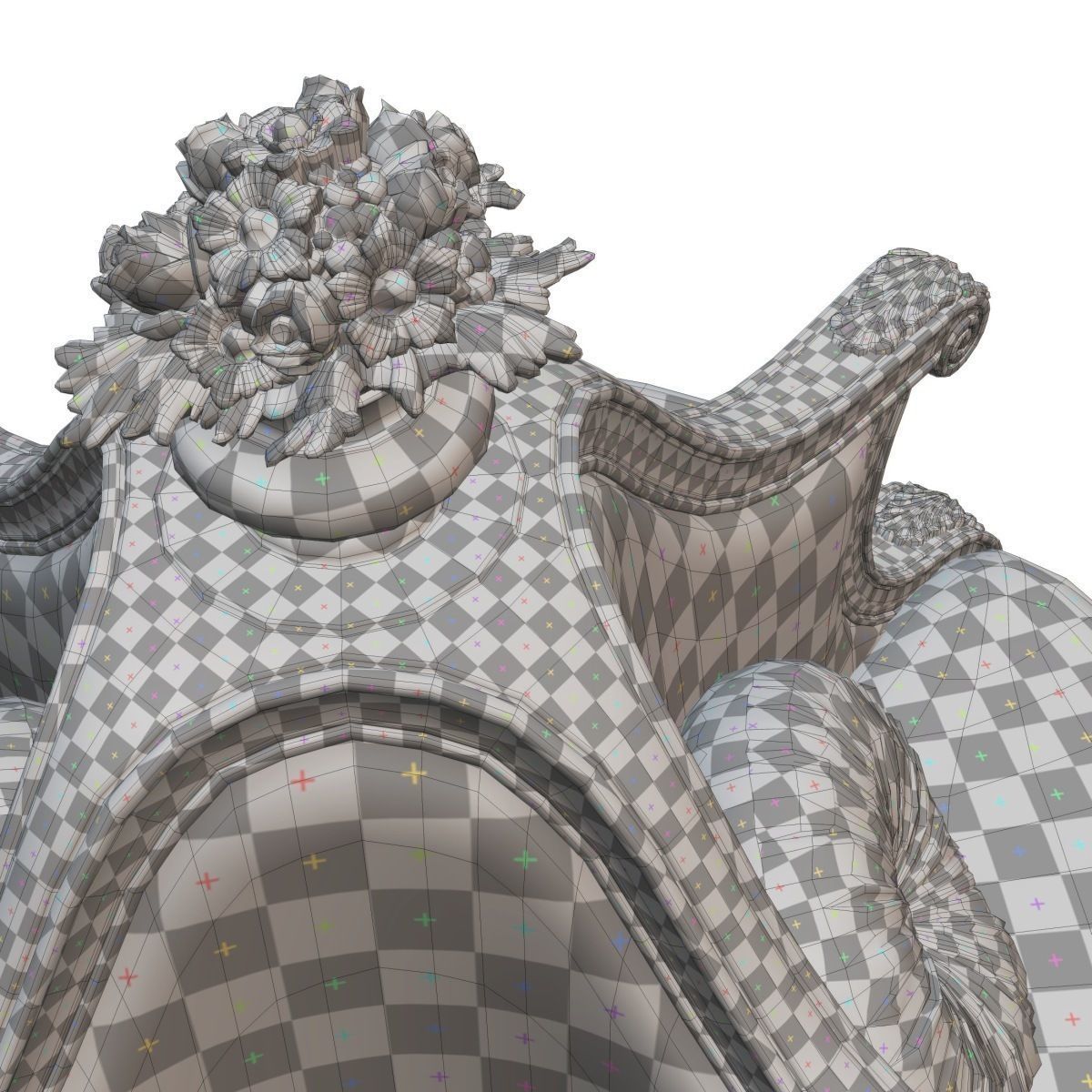 Jumbo Collection Round sofa ASS 105 3D model_6