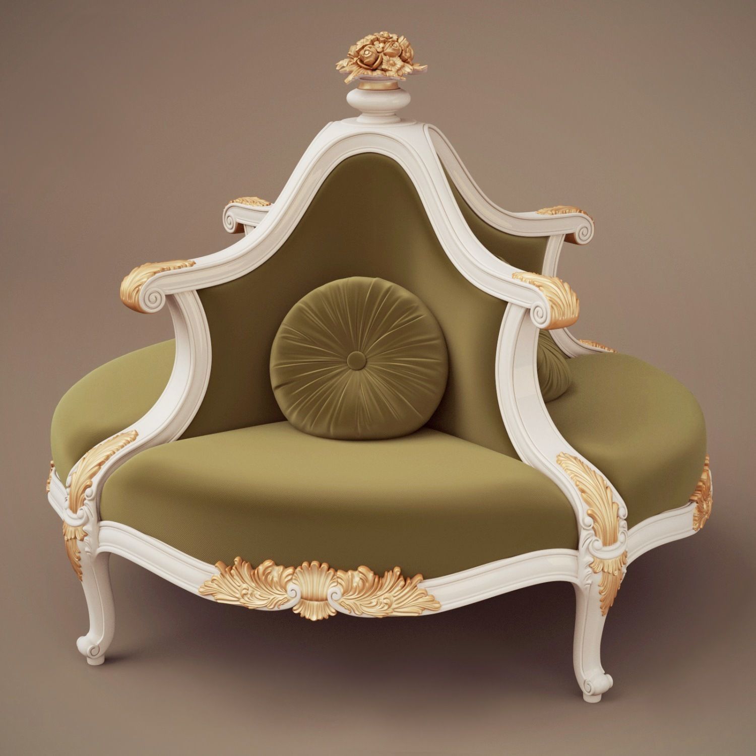 Jumbo Collection Round sofa ASS 105 3D model_18