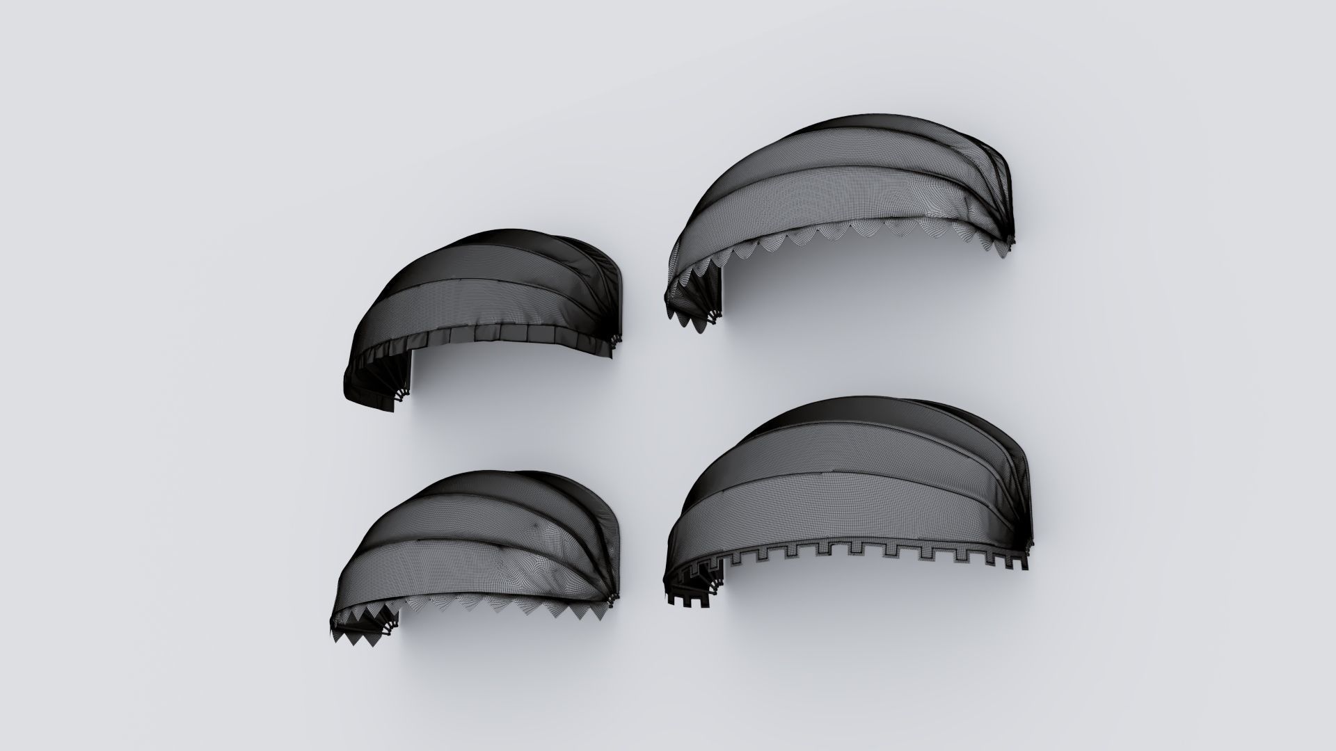 Sun protection awnings 3D model_21