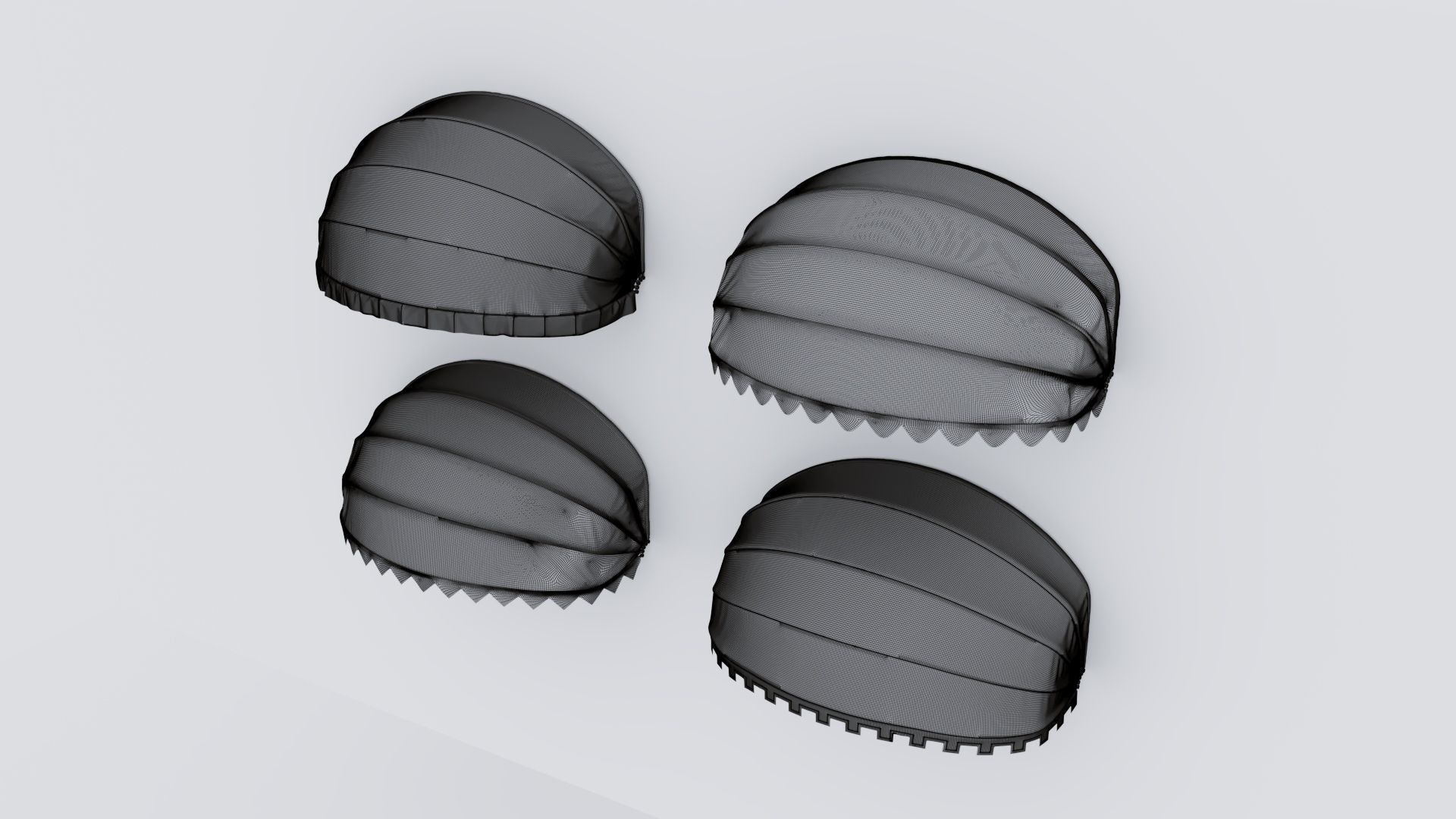 Sun protection awnings 3D model_22