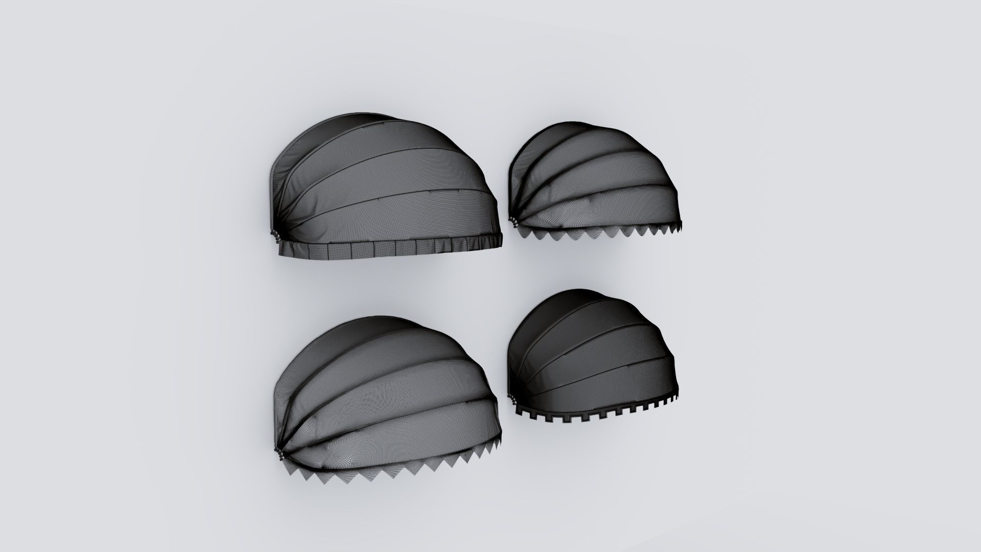 Sun protection awnings 3D model_25