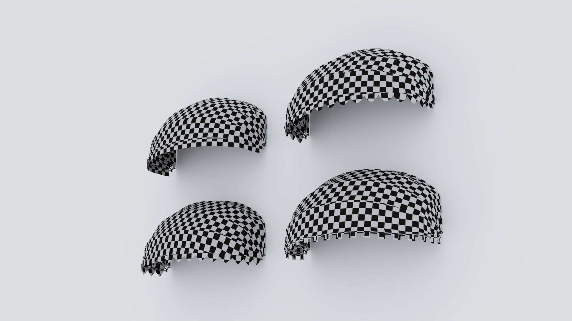 Sun protection awnings 3D model_11