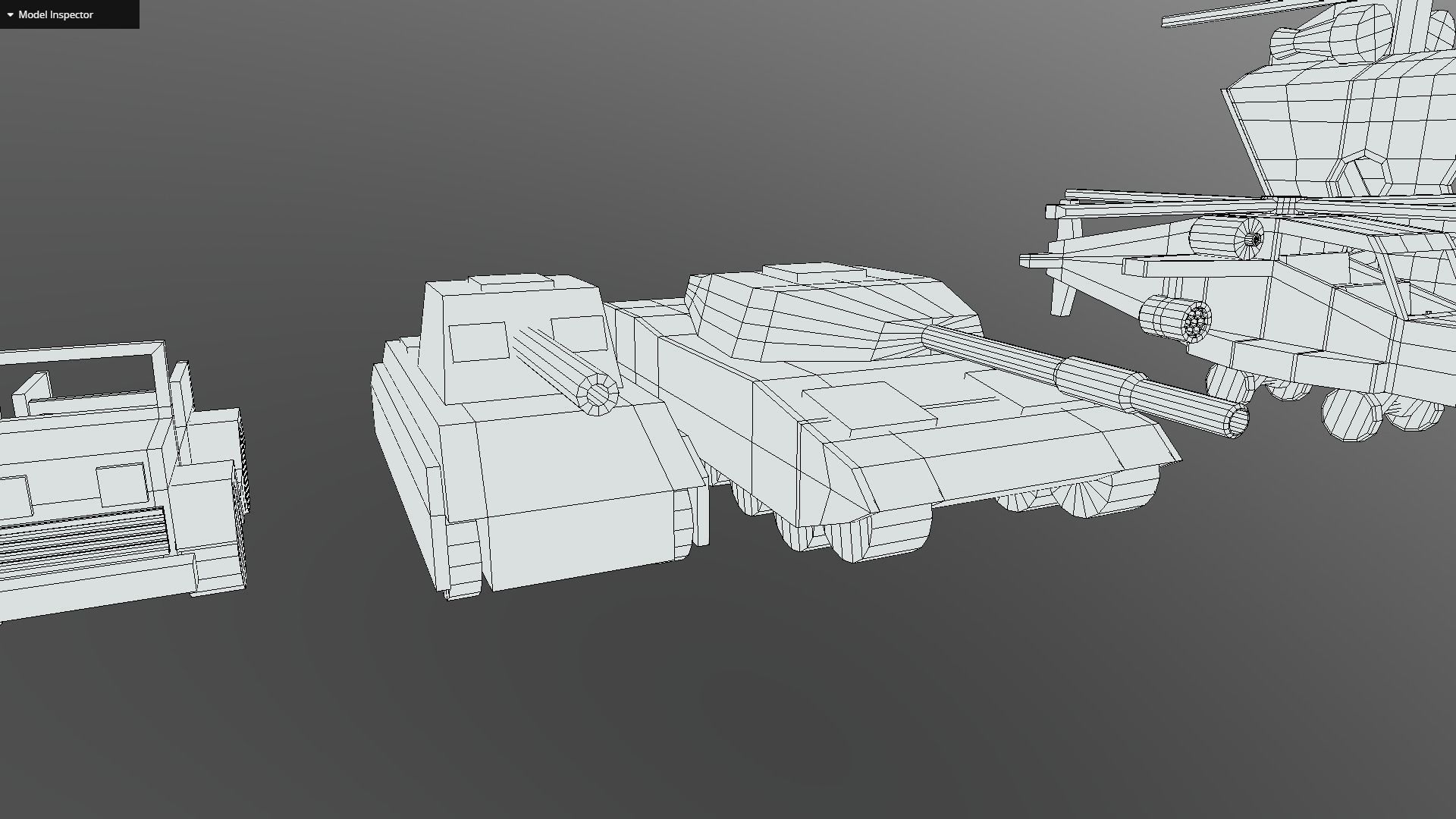 Wooden Toys Vehicle Pack Low-poly 3D model_6