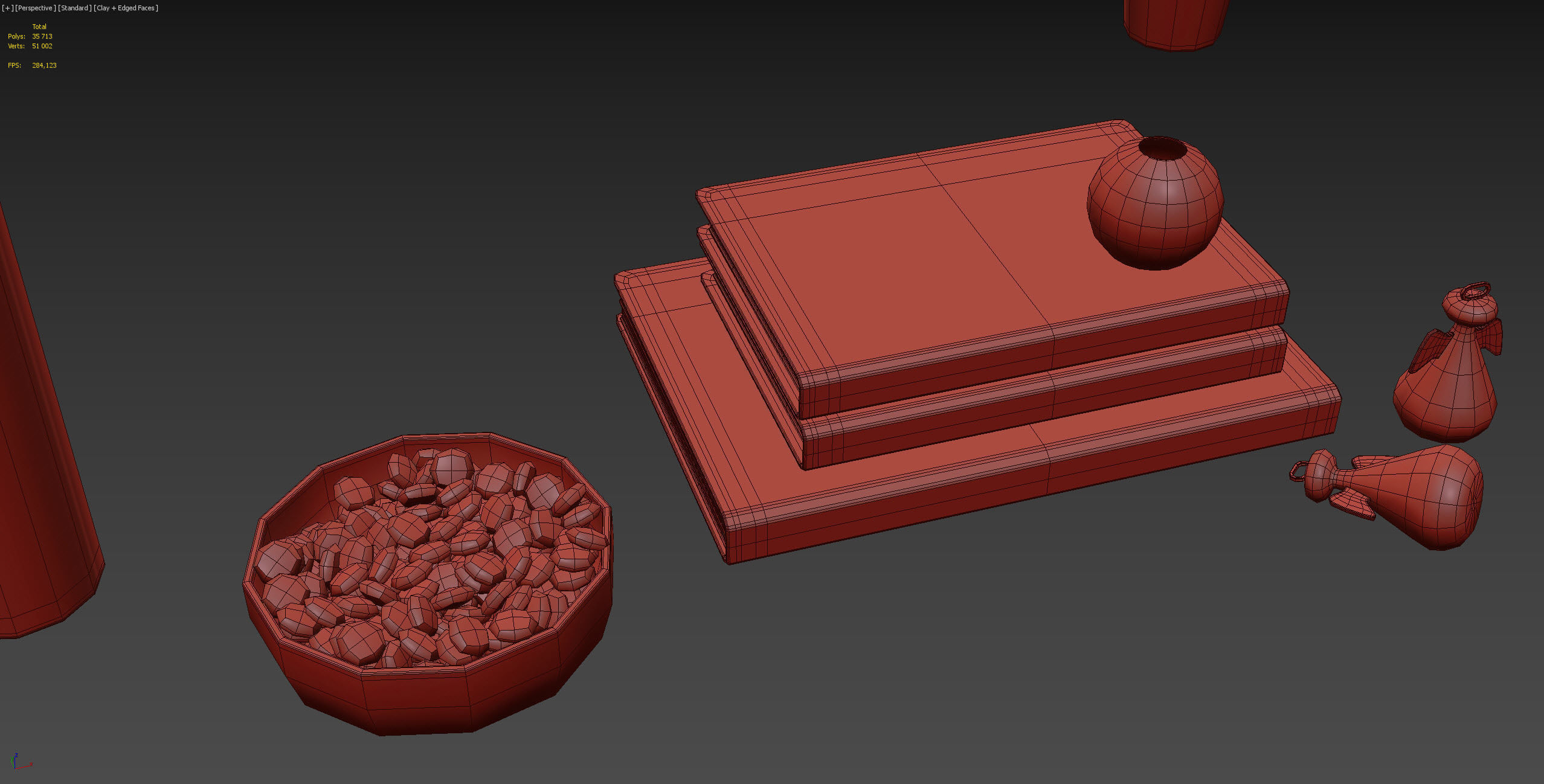 Christmas decorative set 3D model_13