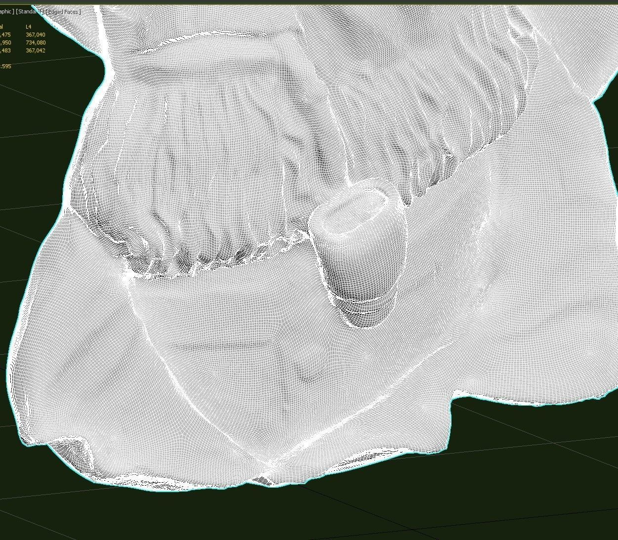 Pipe man pendant Low-poly 3D model_27