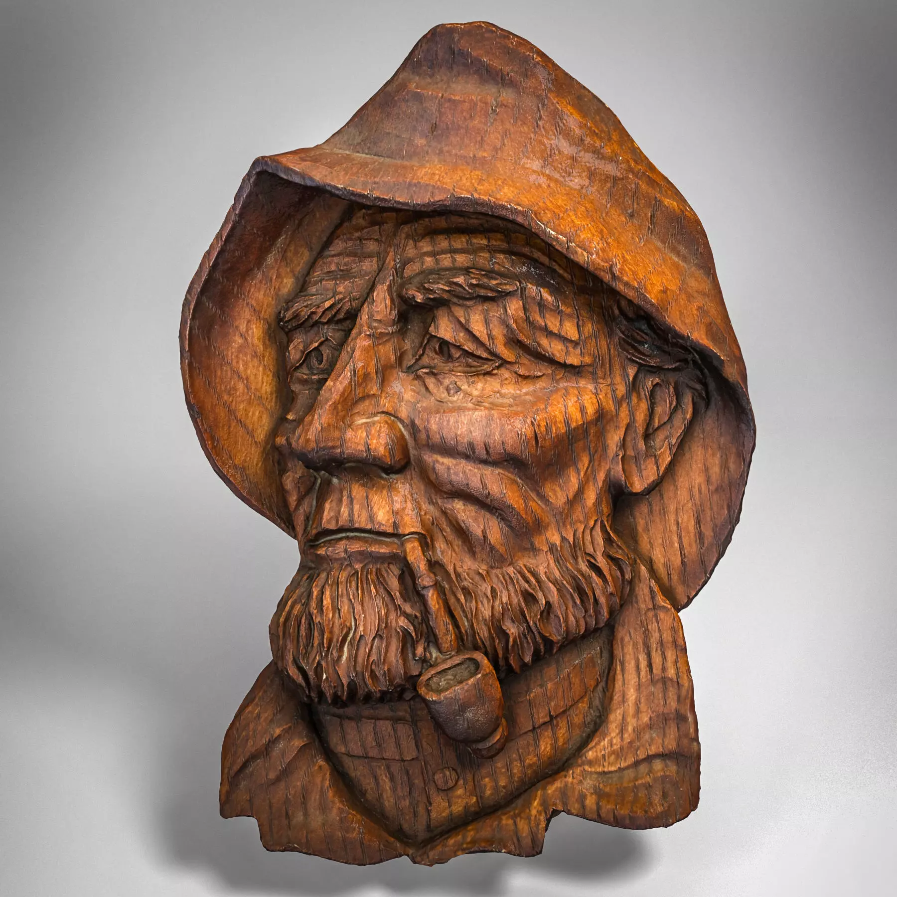 Pipe man pendant Low-poly 3D model_0