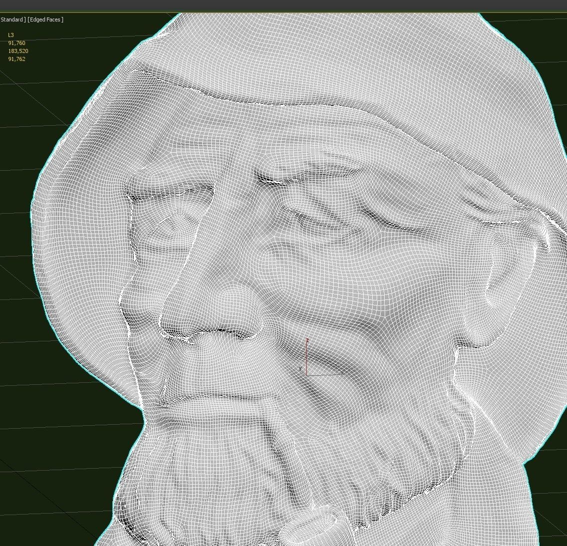 Pipe man pendant Low-poly 3D model_24