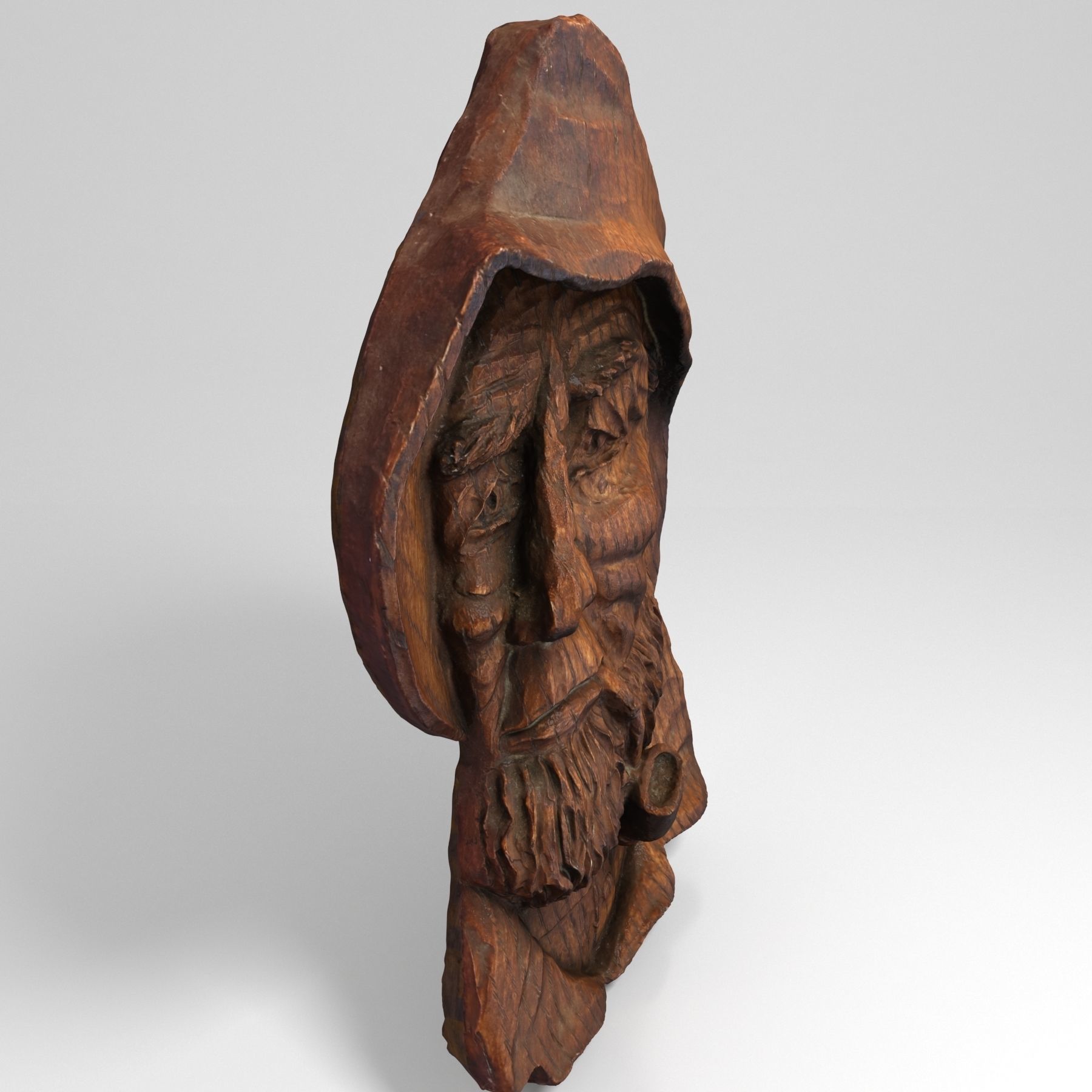 Pipe man pendant Low-poly 3D model_3