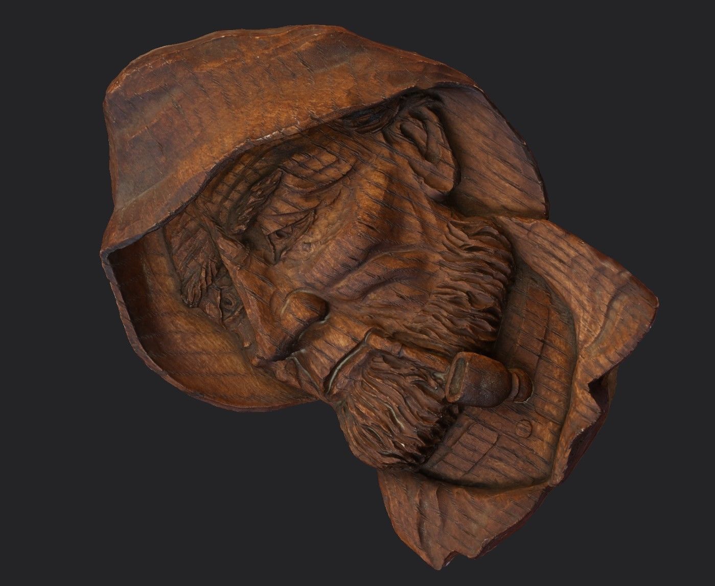 Pipe man pendant Low-poly 3D model_16