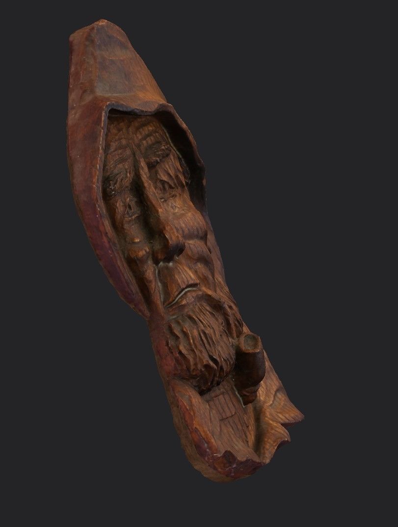 Pipe man pendant Low-poly 3D model_5