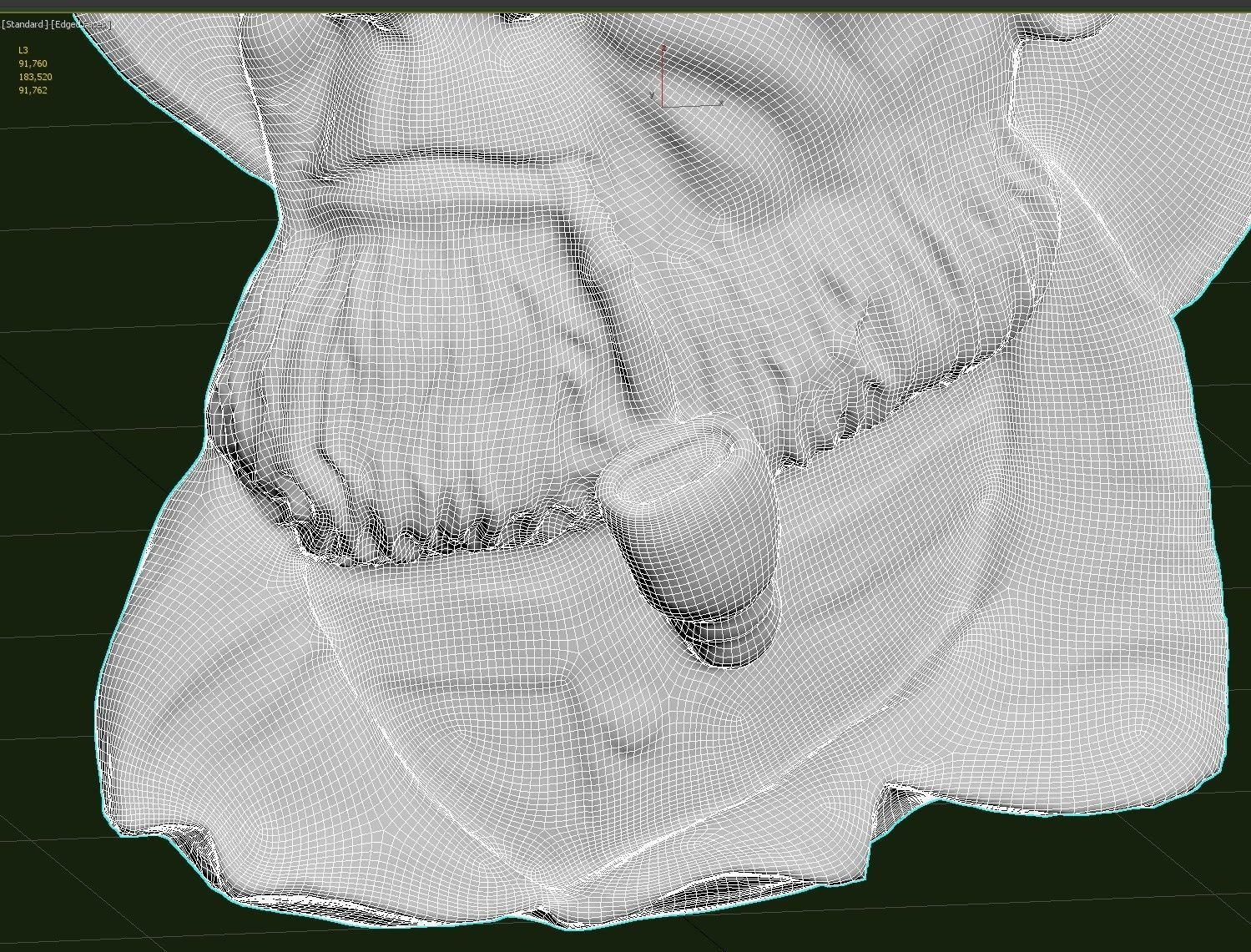 Pipe man pendant Low-poly 3D model_25