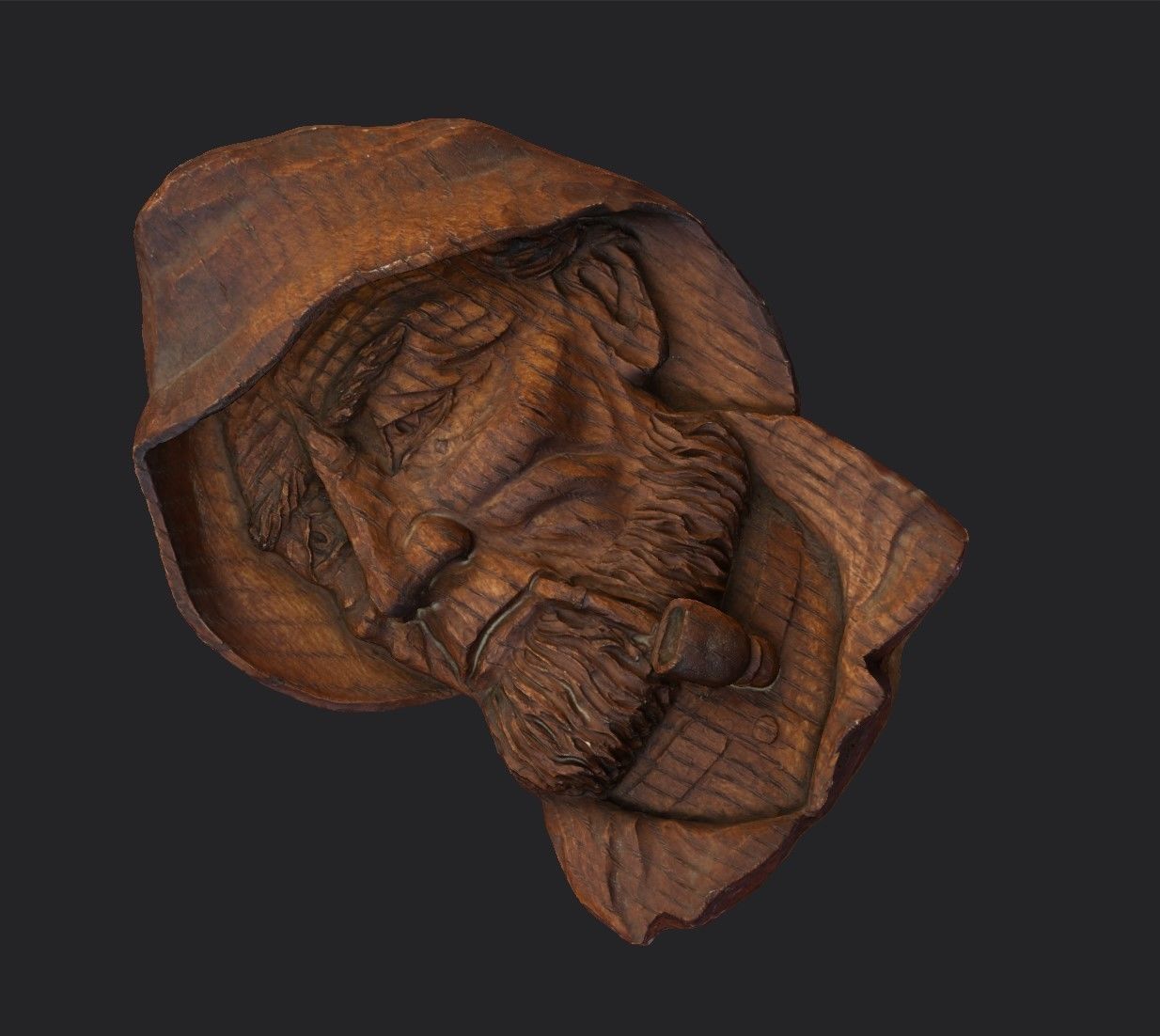 Pipe man pendant Low-poly 3D model_32