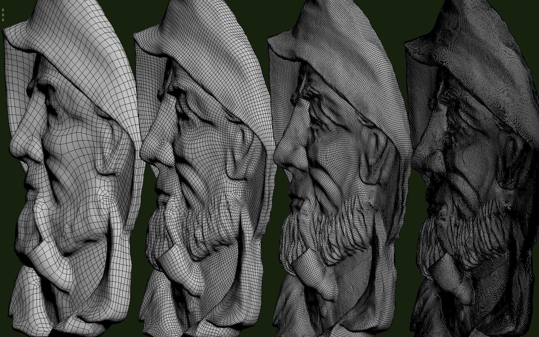 Pipe man pendant Low-poly 3D model_31