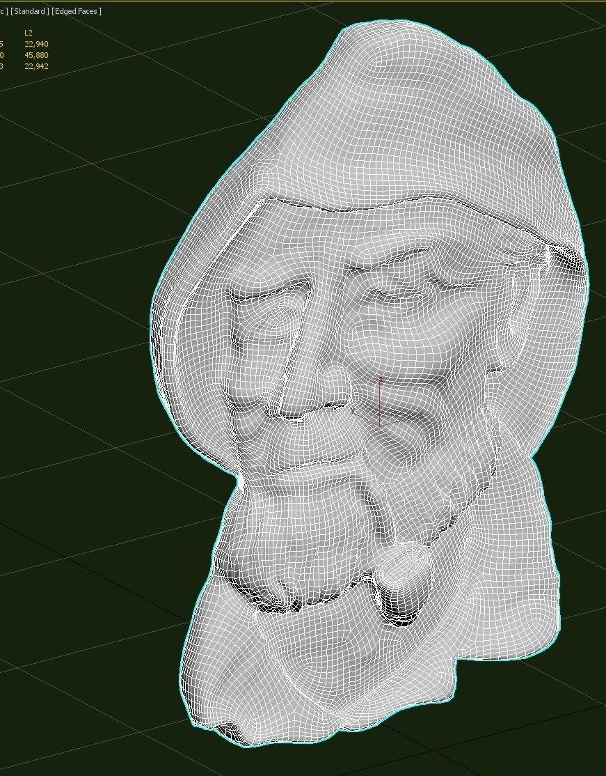 Pipe man pendant Low-poly 3D model_20