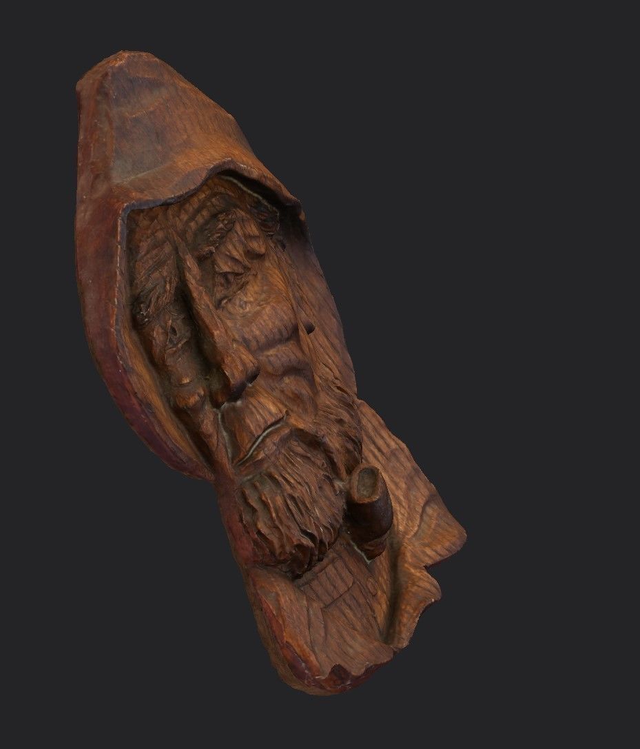 Pipe man pendant Low-poly 3D model_4