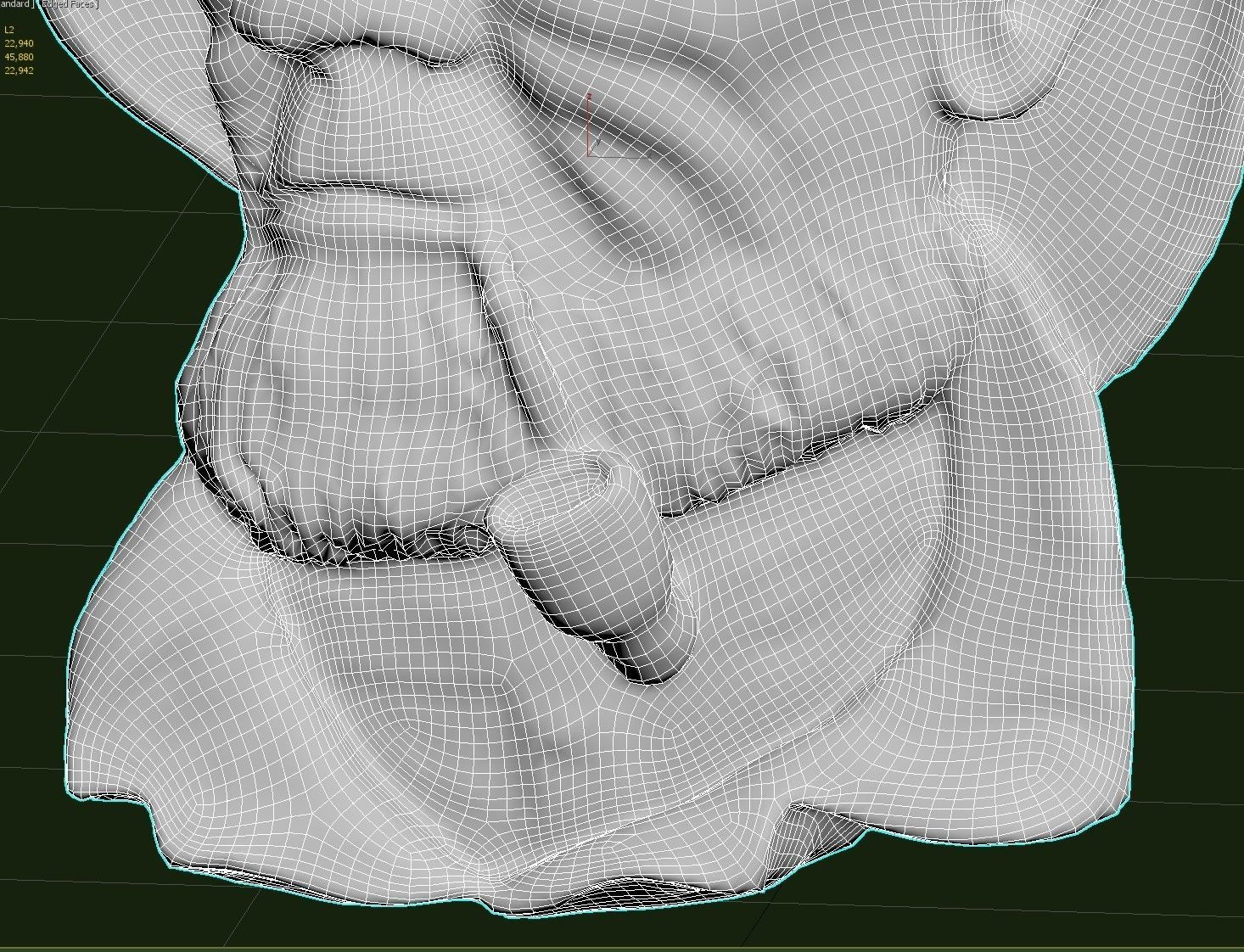 Pipe man pendant Low-poly 3D model_22