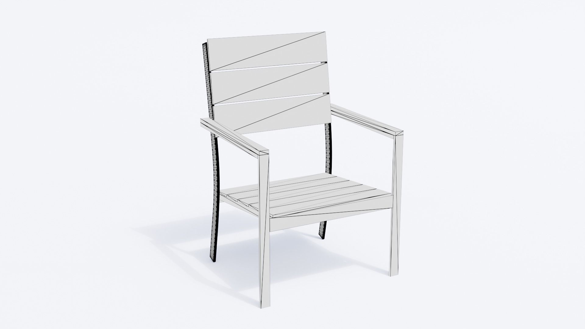 Modern outdoor furniture set 3D model_18