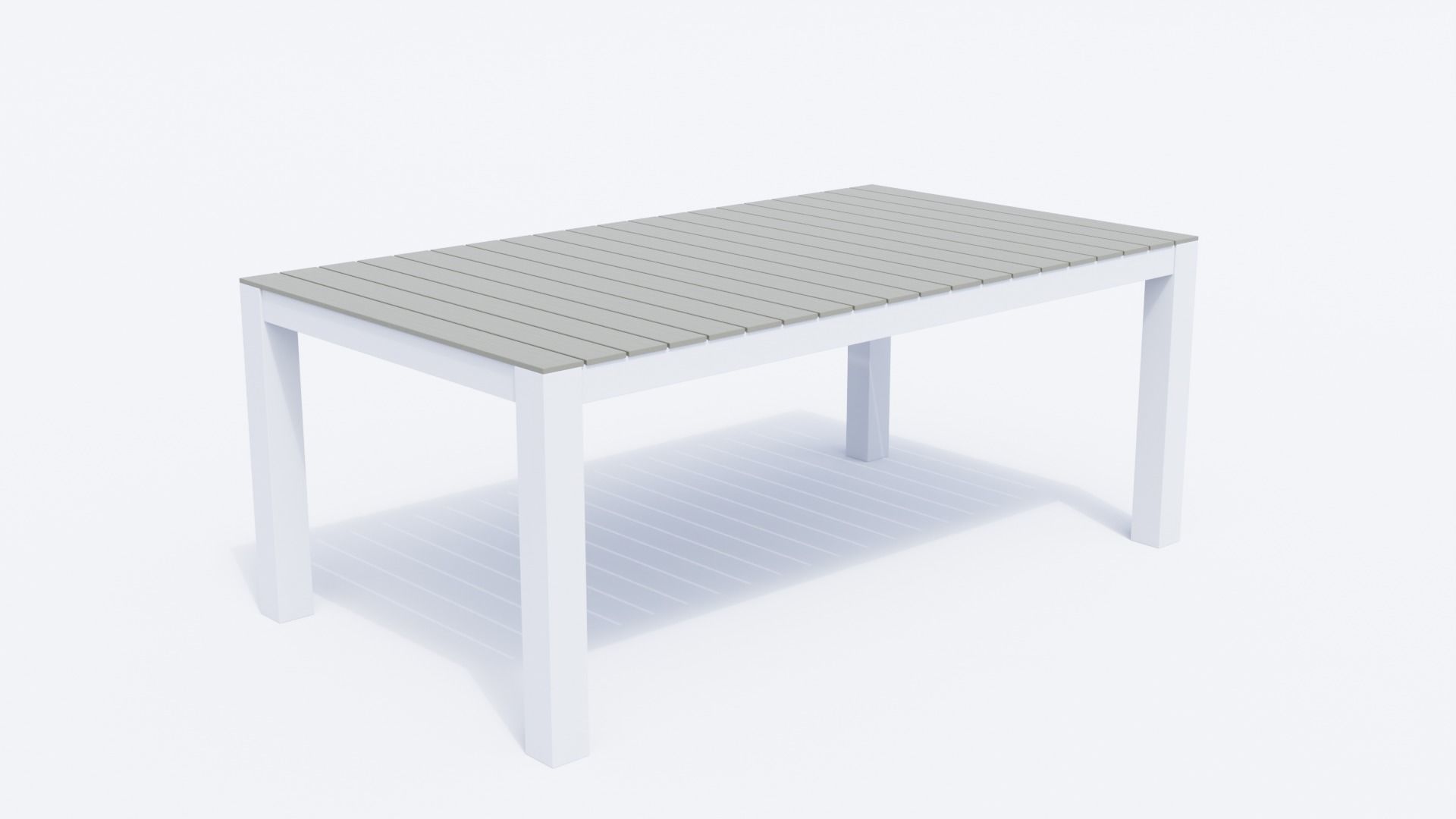 Modern outdoor furniture set 3D model_2