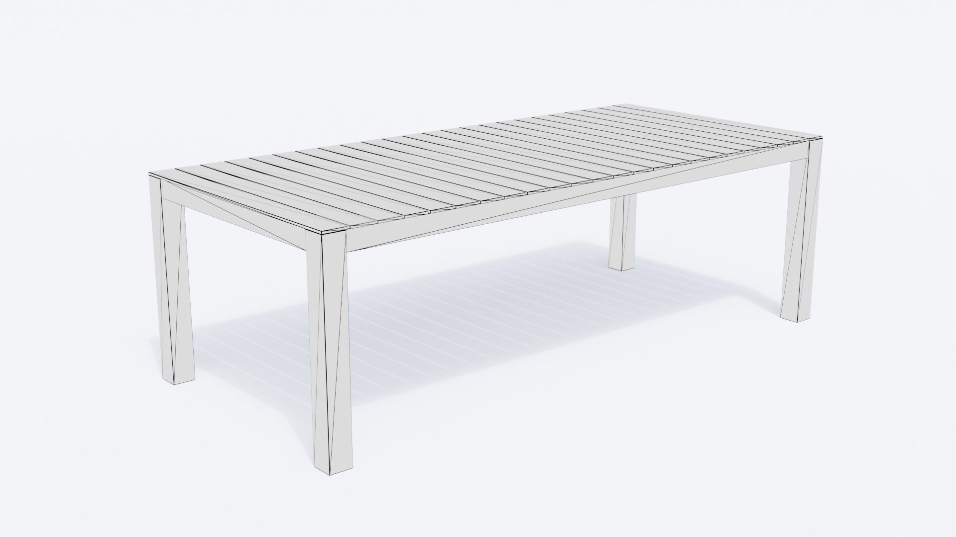 Modern outdoor furniture set 3D model_13