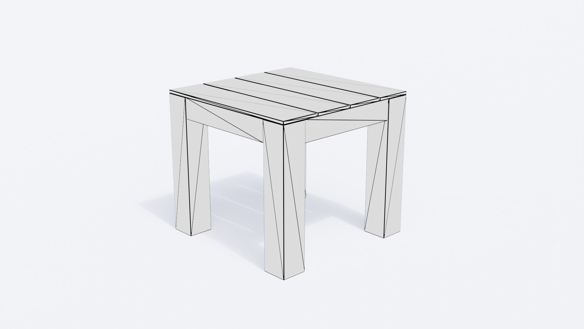 Modern outdoor furniture set 3D model_16