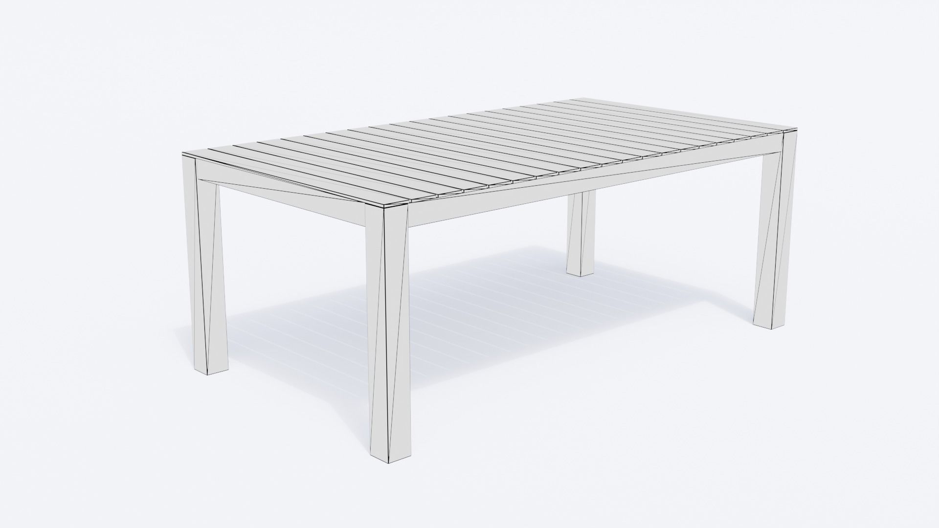 Modern outdoor furniture set 3D model_14