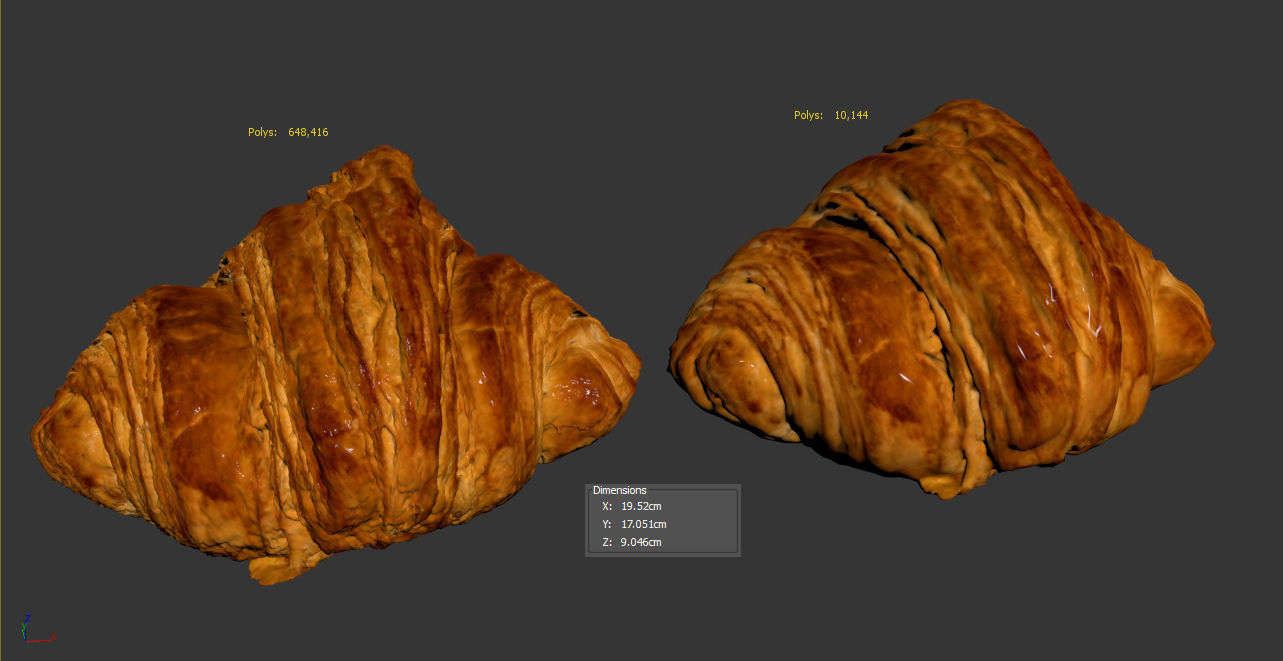 Croissant 3D model_8
