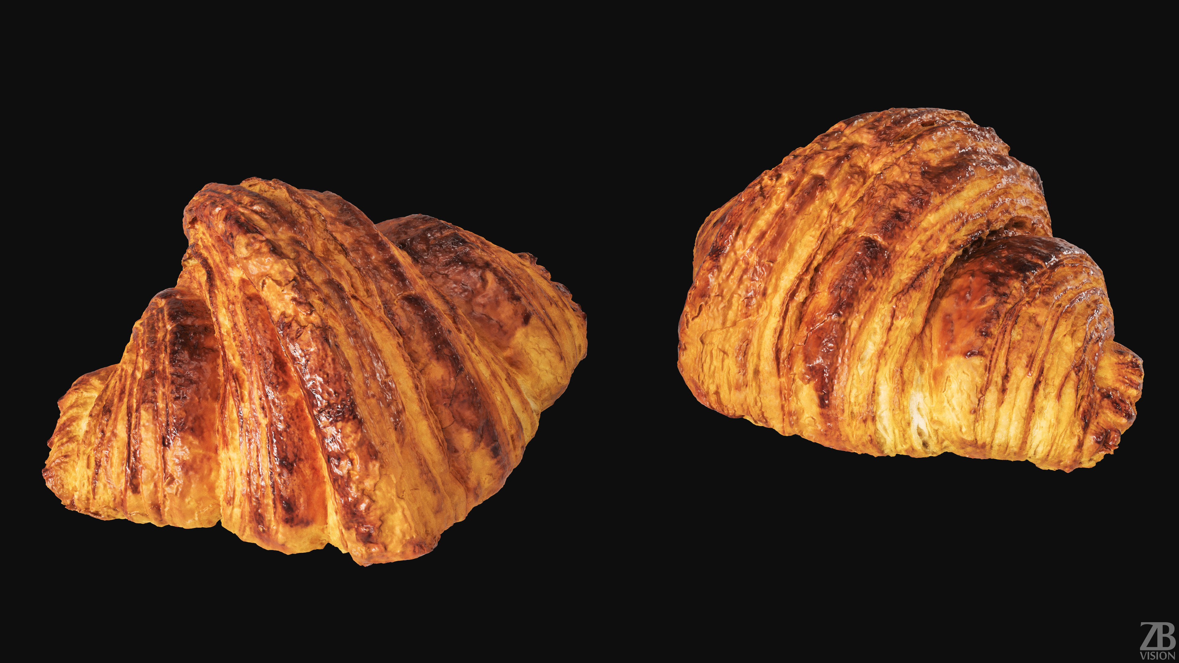 Croissant 3D model_9