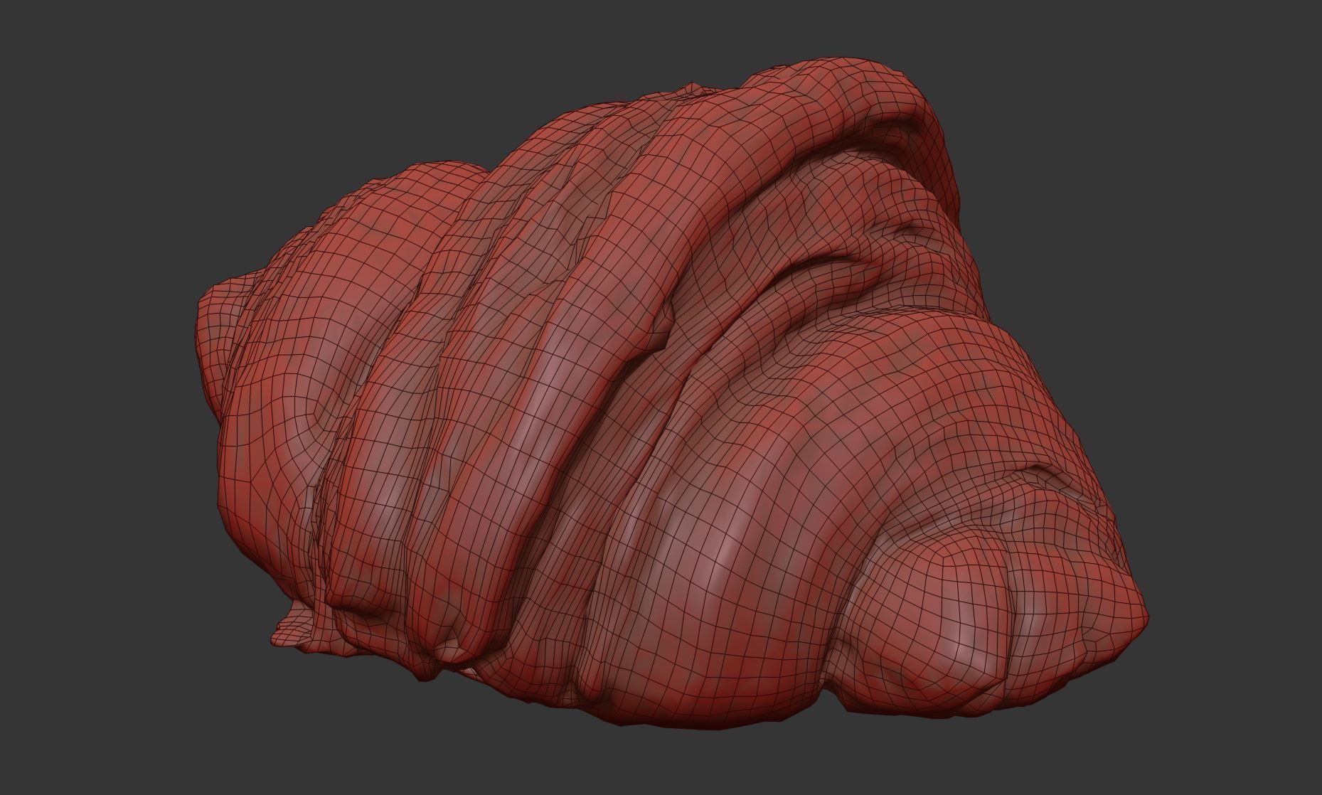 Croissant 3D model_11