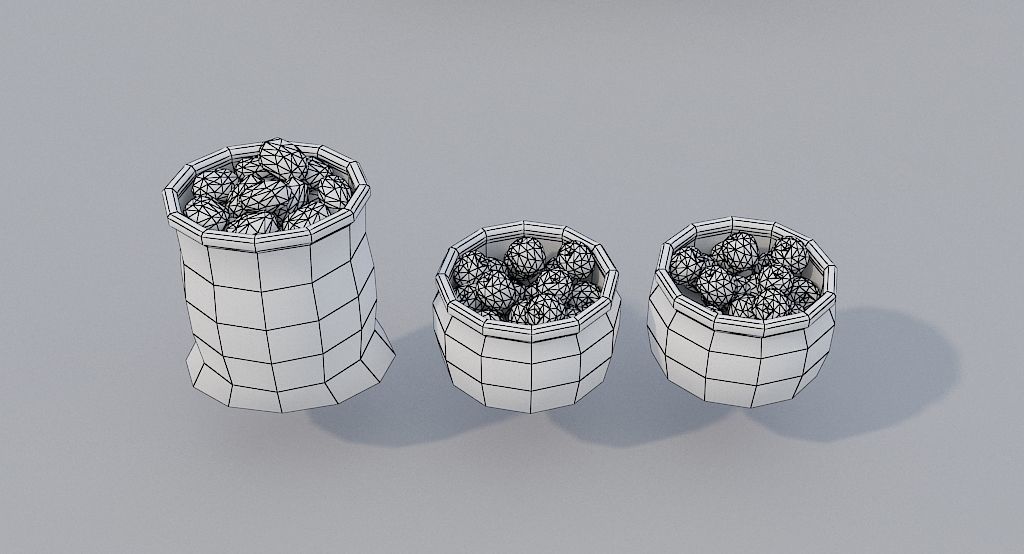 Fruits and Vegetables PBR Low-poly 3D model_15