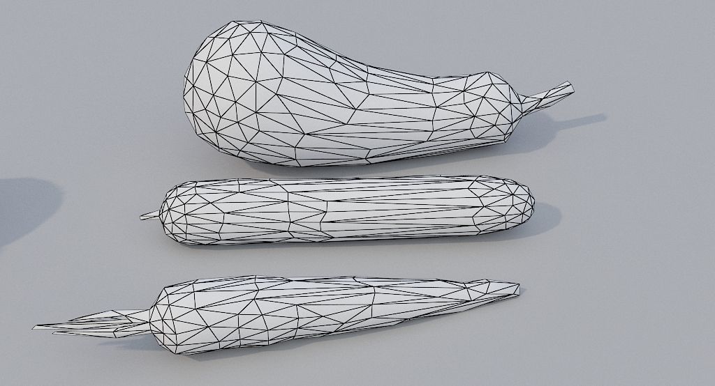 Fruits and Vegetables PBR Low-poly 3D model_11