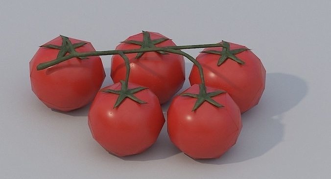 Fruits and Vegetables PBR Low-poly 3D model 3
