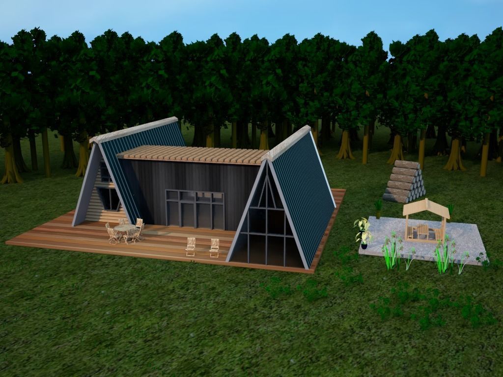 Tiny House 3D model_15