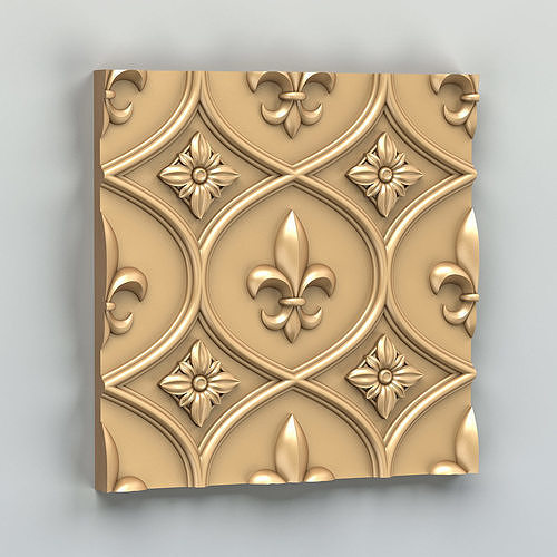 Wall panel 024 3D model