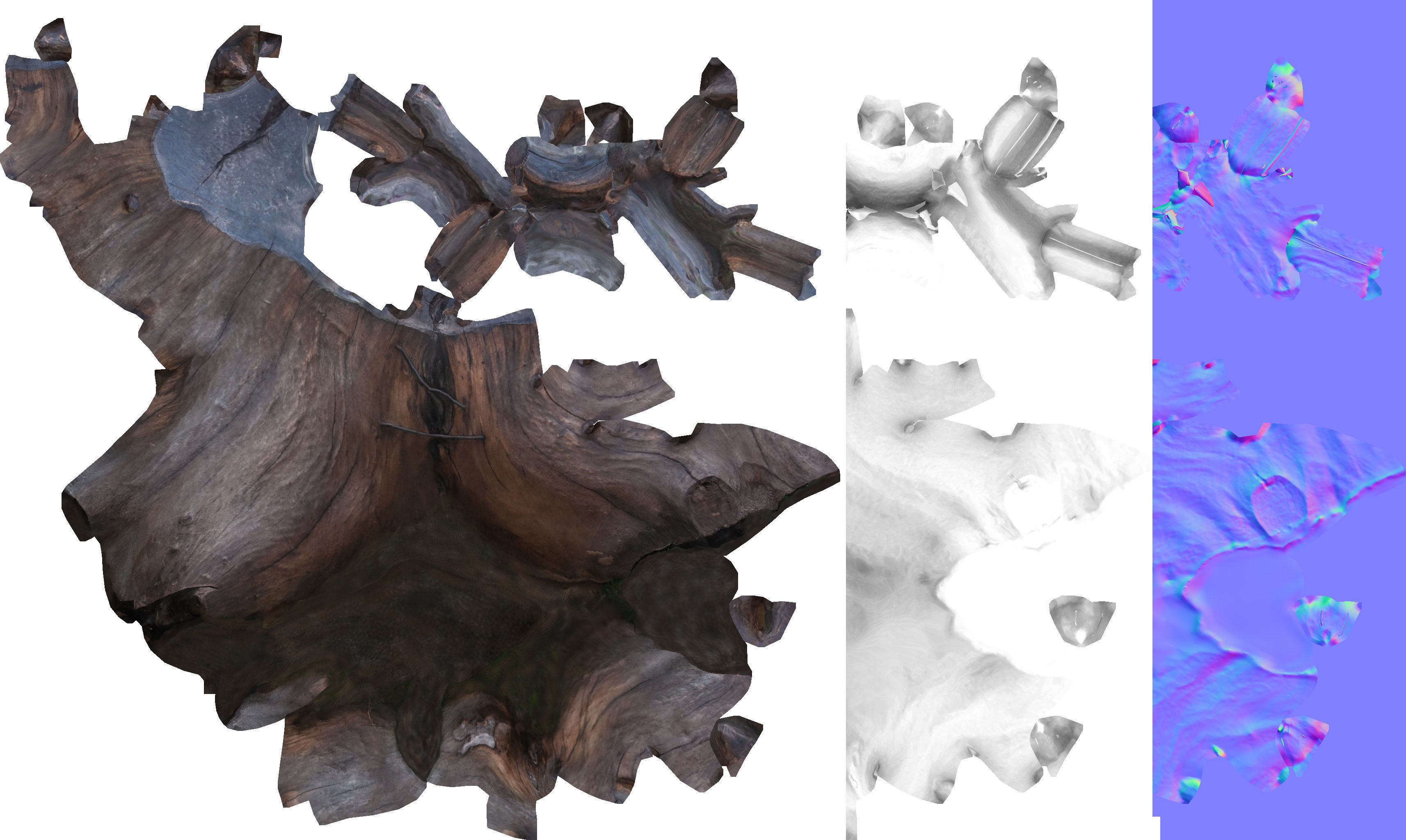 Chair Throne Low-poly 3D model_6