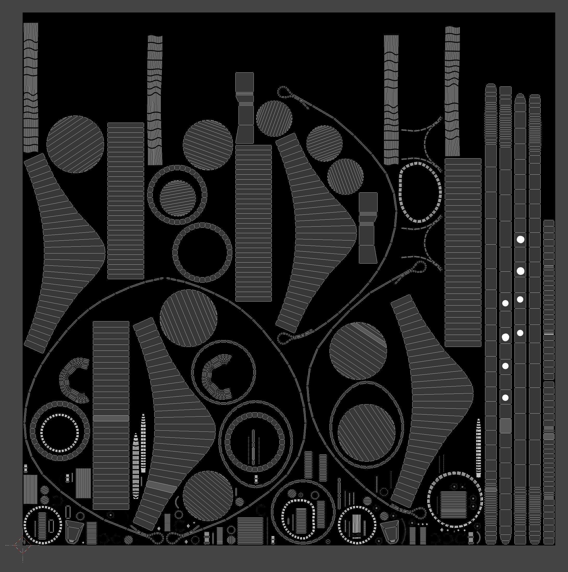 steam punk goggles Low-poly 3D model_12